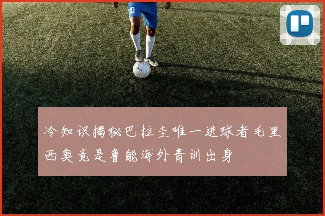冷知识揭秘巴拉圭唯一进球者毛里西奥竟是鲁能海外青训出身